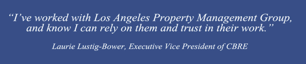 LA Commercial property management testimonial