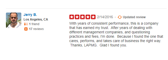 LAPMG Yelp reviews