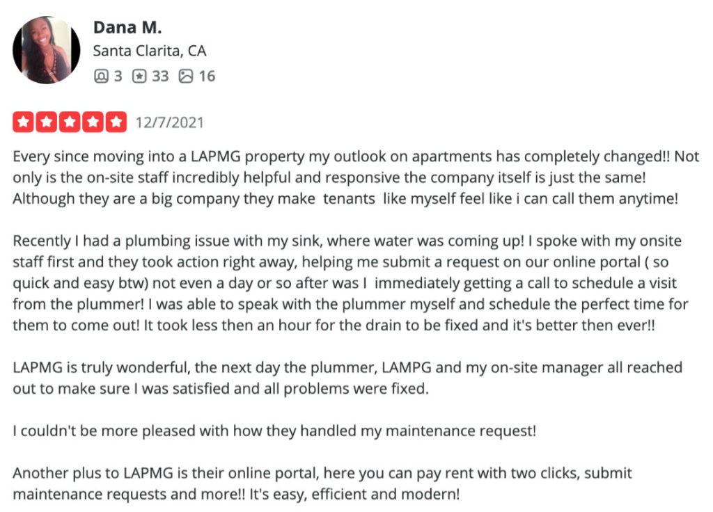 On-site Manager testimonial Los Angeles Property Management Group