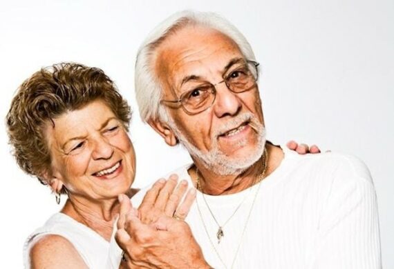 A senior couple who is happy about the strategies for aging-in-place in rental properties they implemented
