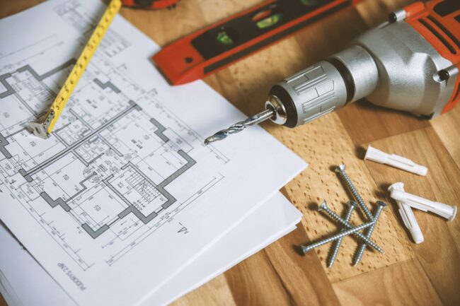 tools on a table