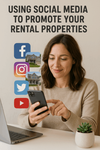 woman using social media