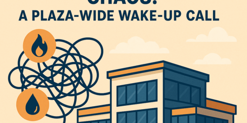 Untangling Utility Chaos: A Plaza-Wide Wake-Up Call