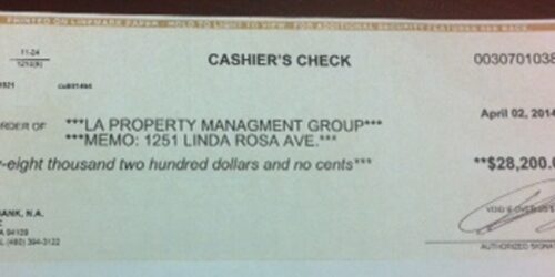 getting rent up front